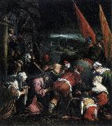 Follower of Jacopo da Ponte The Road to Calvary oil on canvas